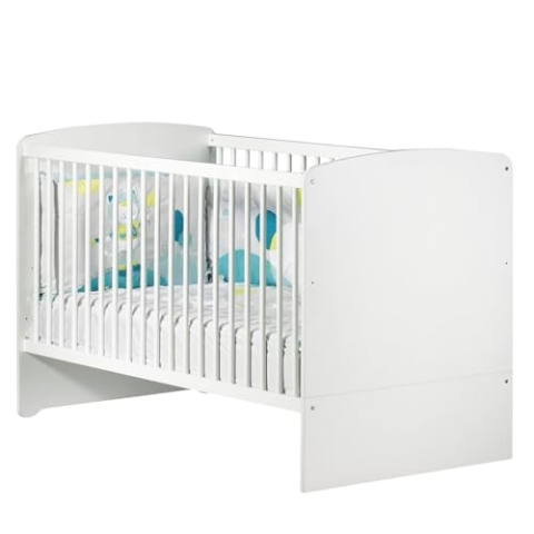 Baby Price New Basic Little Big Babybett skalierbarer weiß 140 x 70 cm