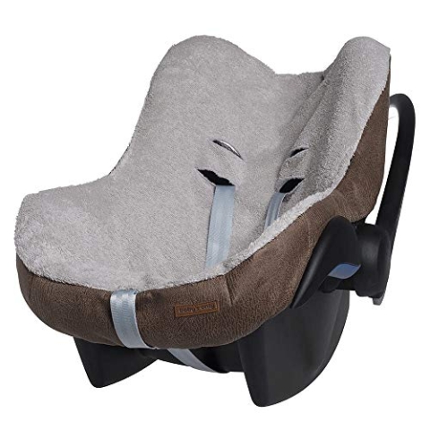 Baby's Only - Bezug Babyschale Rock - Gruppe 0+ - Geeignet für Maxi-Cosi - Babyschalenbezug aus Polyester - Schonbezug für Autositz - 3-Punkt-Gurte - Bezug für Jungen und Mädchen - Taupe