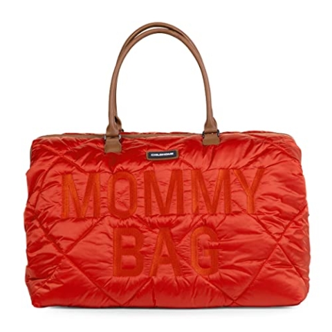 Childhome, Mommy Bag Wickeltasche - Gesteppt - Rot 55x30x40cm Jubiläumsauflage