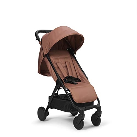 Elodie Details Mondo Stoller® Buggy von Geburt bis 4 Jahre (22 kg) - Liegeposition, Einhand-Faltung und -Steuerung, Leichter Kinderwagen in Kabinengröße - Burned Clay