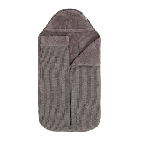 Baby's Only - Fußsack Hope - 0+ Fußsack Babyschale - Gefüttert - für 5- und 3-Punkt-Gurten Autositz - für Jungen und Mädchen - Hazel Brown