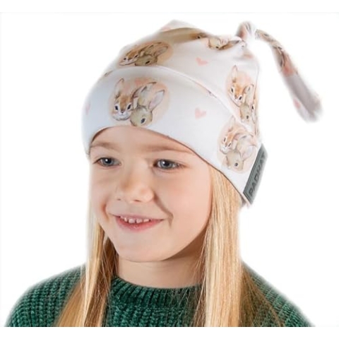 PADHAT Kinder Kopfschutzmütze mit Selbsteinstellmethode Gepolsterte Sicherheitsmütze Kopfschutz für Baby Kleinkind Vorschulkind Verstellbare Größe Bunny, Größe S