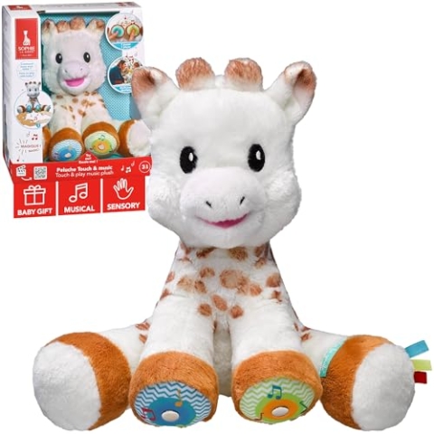 Sophie la Girafe – Touch and Music Magic Stofftier, 230806, Mehrfarbig