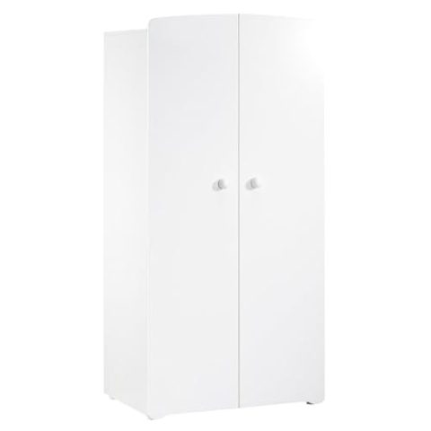 Baby Price New Basic Babyzimmer-Schrank, 2 Türen mit Knauf