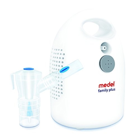 Medel 95143 Family Plus Aerosoltherapiegerät mit Kompressor, Weiß