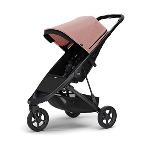 Thule Feder-Kinderwagen – kompakter Kinderwagen, perfekt für den täglichen Gebrauch – mit 5-Punkt-Gurt, leichtes und kompaktes Design, belüfteter Baldachin mit durchsichtigem Netz, gepolsterter