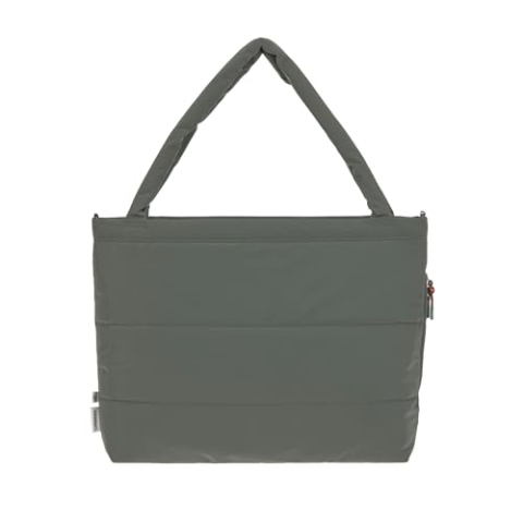 LÄSSIG Baby Wickeltasche Shopper mit Kinderwagenbefestigung/MIX Shopper olive