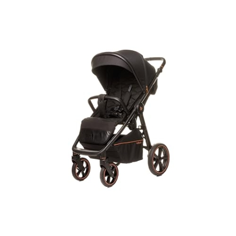 4Baby Premium Xplode Jet LTD Kinderwagen, schwarz, geeignet ab 6 Monate bis 4 Jahre, mit allem Komfort ausgestattet (Jet Black)