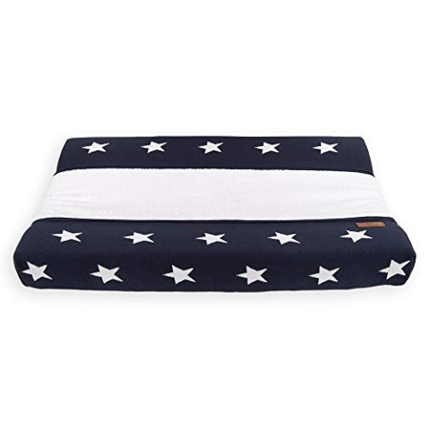 Baby's Only - Wickelauflagenbezug Star - Marine/Weiß - 45x70 cm