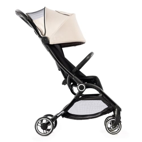 Hamilton by Yoop S2 Leichtgewicht Buggy - MagicFold™ Technology - Bis zu 22 kg - Kinderwagen mit Tragegurt und Getränkehalter - Verstellbar und zusammenklappbar - Faltbarer Buggy Baby - Khaki
