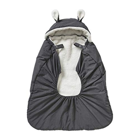 Vertbaudet Babytrageschutz, Daunenjacke, Grau