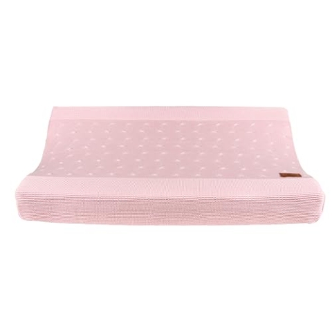 Baby's Only - Wickelauflagenbezug Cable - Feine Zopfmuster - Klassischen Touch - Babyrosa - 45x70 cm