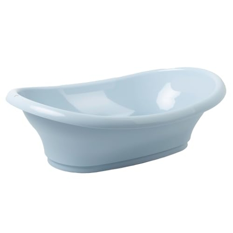 THERMOBABY Badewanne VASCO Blaue Blume – ab der Geburt bis 10 Monate – hergestellt in Frankreich