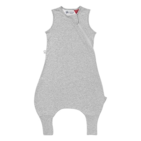 Tommee Tippee Babyschlafsack mit Füßen, The Original Grobag Steppee, Babystrampler, Weiches Gewebe mit Hohem Baumwollanteil, 18-36m, 1,0 TOG, Sky Grey Marl