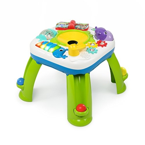 Bright Starts, Spieltisch, Having a Ball Get Rollin - spricht 4 Sprachen und beinhaltet mehr als 60 Lieder und Aktivitäten, inklusive Klavier, Buch, Ballrampe und mehr