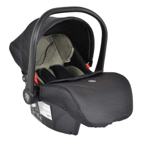 Moni Babyschale i-Size Multi (40-87cm) Gruppe 0+ Fußabdeckung Kopfstütze Gurt, Farben:grün