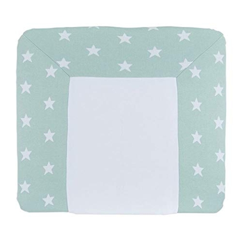 Baby's Only - Wickelauflagenbezug Star - Mint/Weiß - 75x85 cm