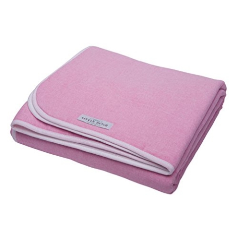 LITTLE DUTCH 1545 Kinderdecke rosa pure & soft 110x140 cm