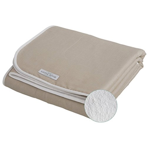 LITTLE DUTCH 1565 Kinderdecke beige pure & soft 110x140 cm