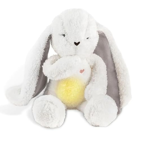 myHummy myHummmy Schlummerhäschen 5in1 mit Licht écru-grau