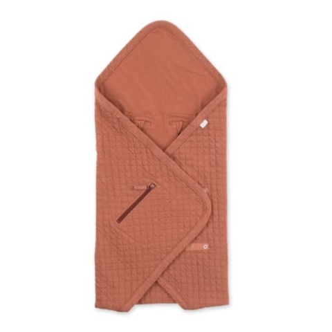 BEMINI Wickeldecke Quilted + Jersey Brick