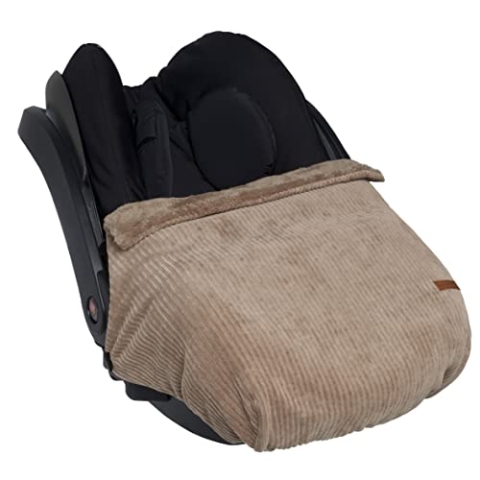 Baby's Only - Einschlagdecke Sense - Autositzdecke für baby - 3-Punkt-Gurt - Maxi Cosi-Sitzen der Gruppe 0 - Clay