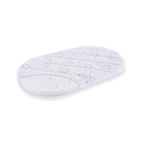 Träumeland T030507 - Matratze Sleepy für Kinderwagen, Größe 36 x 78 cm, ovale Form