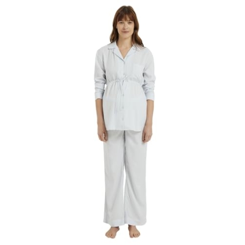 VERTBAUDET Pyjama für Schwangerschaft und Stillzeit, Viskose himmelblau 32