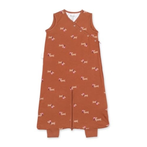 BEMINI Schlafsack Jersey tog 0.5 Print wouff noisette