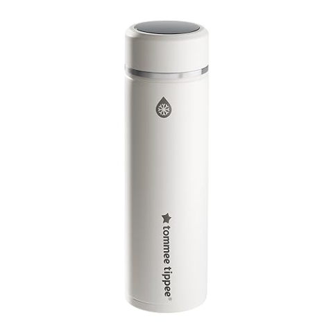 Tommee Tippee GoPrep Babynahrungszubereiter, Kühlt eine Babyflasche perfekt in 2 Minuten, mobile Kühlflasche mit Temperaturanzeige