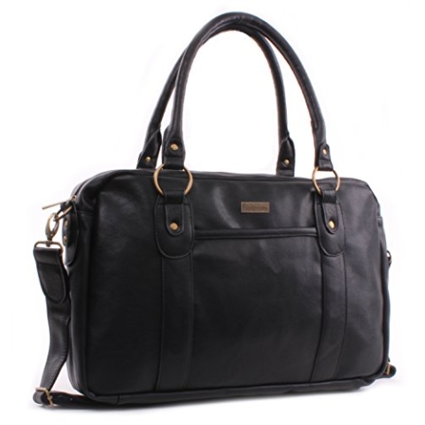 Kidzroom 030-8093-1 Wickeltasche Vision of Love- PU Leder aufges. Nieten, schwarz