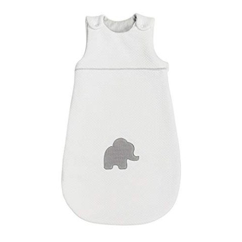 Nattou Ganzjahres-Schlafsack, Gesteppt, 70 cm, Tembo, Weiß/Grau