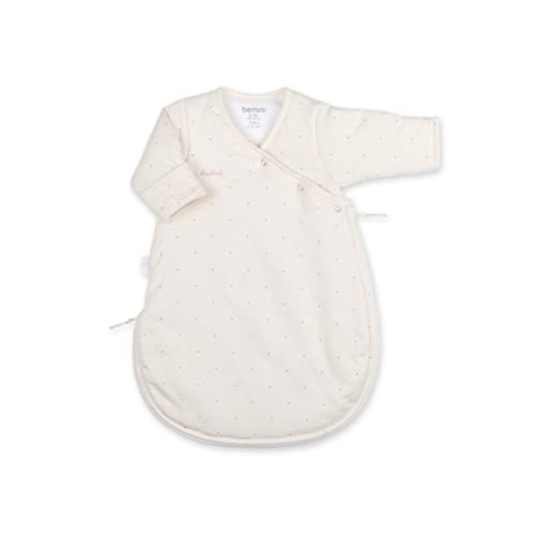 BEMINI Schlafsack Pady jersey + jersey tog 3 Small dot print ecru