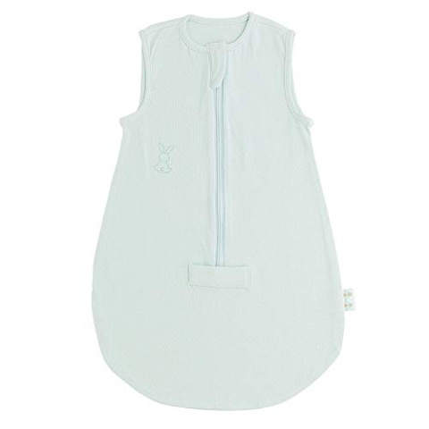 Nattou Sommerschlafsack Hase Lapidou, TOG 0.6, 100% Baumwolle, 65 cm, Mintgrün