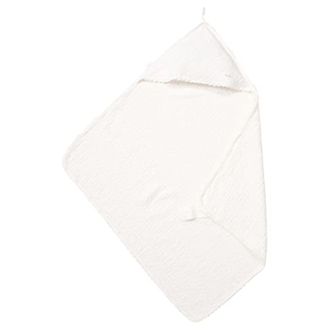 Koeka Baby Einschlagdecke - Für Babyschale - Für Wippe - Für Kinderwagen - Ideal Für Sommer - Elba - Luftige Baumwolle - Waschbar - Weiß - 100X100 Cm