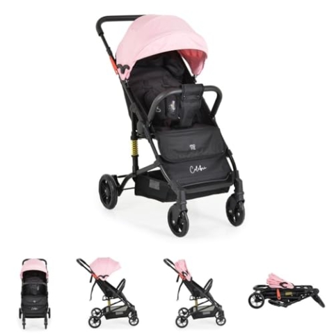 Moni Kinderwagen Buggy Colibri, faltbar, verstellbar, 5-Punkt-Gurt, ab 6 Monaten, Farbe:rosa