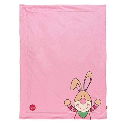 sigikid, Mädchen, Kuscheldecke Hase, Bungee Bunny, Rosa, 41558