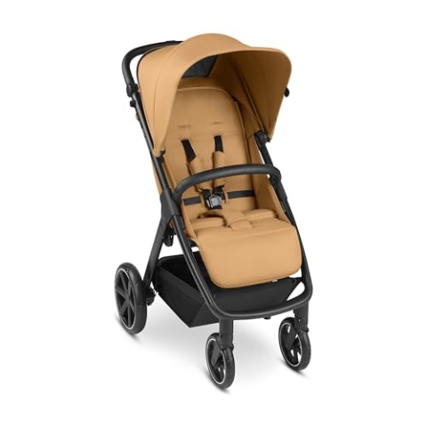 ABC Design Buggy & Sportwagen Avus mit Einhand-Faltung und höhenverstellbarem Schieber (bis 25 kg belastbar) - Honey