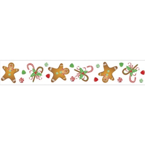 Beistle - 20122 - Gingerbread Man Party Band-Packung mit 12 St-ck