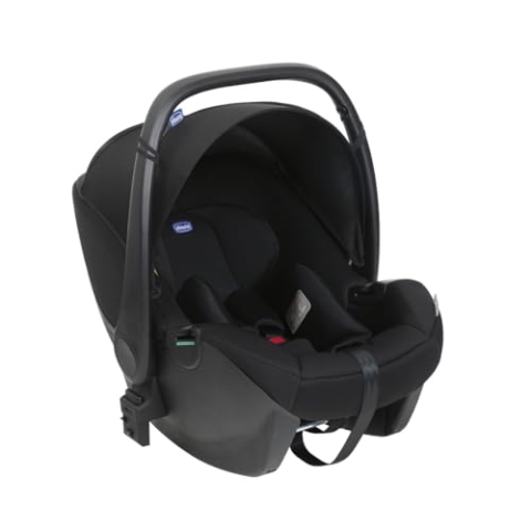 Chicco Kory Essential I-Size Autositz von 40 cm bis 85 cm, Gruppe 0+ für Babys, zugelassen nach ECE R129/03 , einfach zu montieren, 90° drehbar