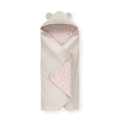 hauck Baby Einschlagdecke Snuggle N Dream für 3-Punkt-Gurt & 5-Punkt-Gurt, Baumwolle, Universal für Babyschale, Kindersitz, Reboarder, Kinderwagen, Buggy, Babywippe, Waschbar (Beige Bloom)