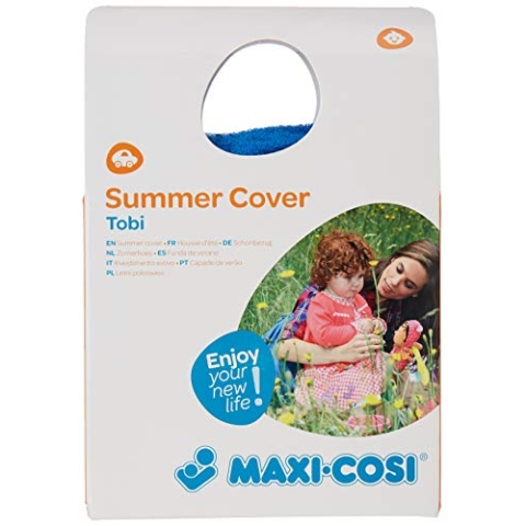 Maxi-Cosi Sommerbezug für Kindersitz Tobi, angenehm weich, komfortabel und Schweiß absorbierend, blue (blau)