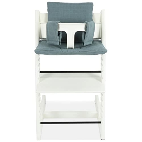 trixie Hochstuhl Kissen Muslin Petrol