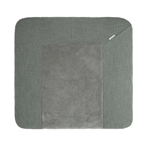 Baby's Only - Baby Wickelauflagenbezug 75x85 cm - Wickelauflage Hope - Strickbezug für Wickelunterlage - Bezug für Jungen und Mädchen - Urban Green