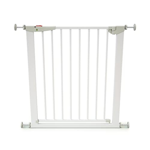 WEBABY – Babyschutzgitter Stahl Weiß 72,5 und 79,5 cm MOBI