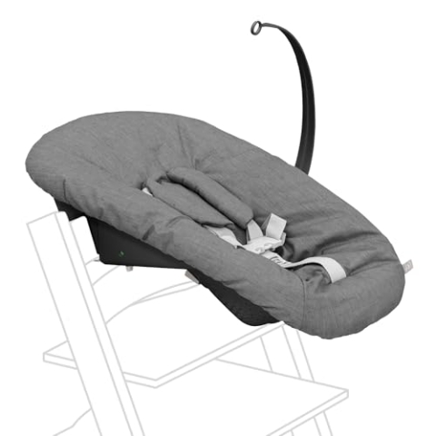 Tripp Trapp Newborn Set, Anthracite - Verwandle den Tripp Trapp Stuhl in einen Babysitz für Neugeborene bis zu 9 kg - Gemütlich, sicher & einfach zu verwenden - Kompatibel mit Modellen nach Mai 2003