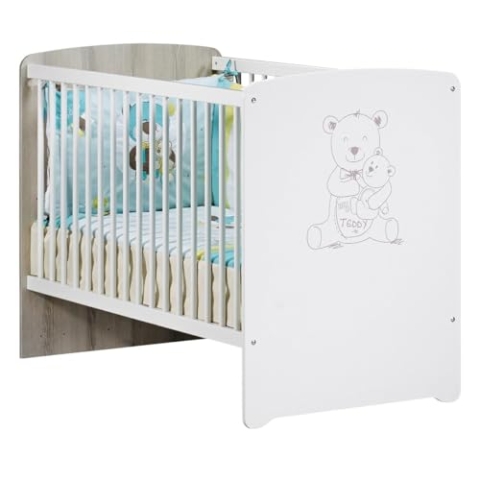 Baby Price Teddy Babybett 3 Positionen 120 x 60 cm