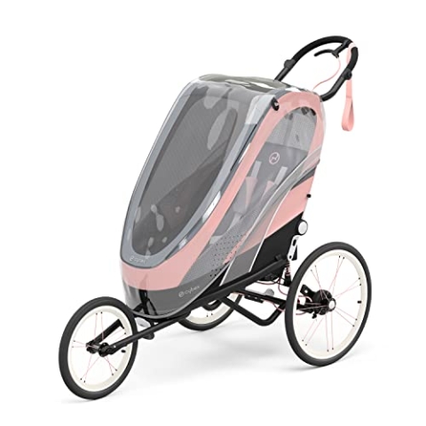 Cybex Regenverdeck für Multisport-Anhänger ZENO, Mit reflektierenden Elementen, Transparent