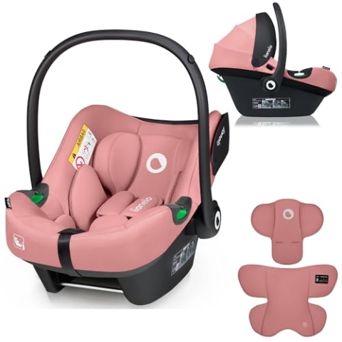 LIONELO ASTRID i-Size Baby Autositz 40-87 cm, Babyschale Gruppe 0+, Rückwärtsgerichtete Montage, 3-Punkt-Sicherheitsgurt Seitenschutz, Sitzeinlage Dri-Seat