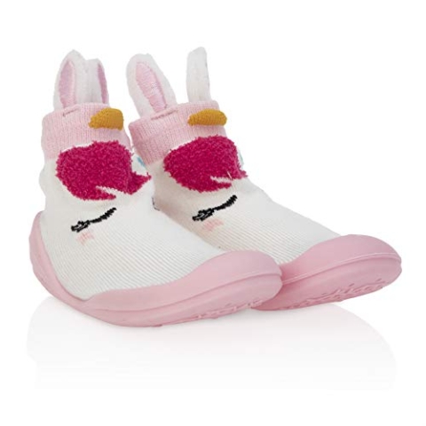 Nûby ID6009M Snekz -Socken Turnschuhe Antislip, rosa